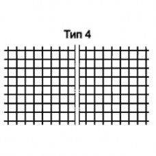 Нержавеющая сварная сетка тип 4 100x100x6x4 мм ГОСТ 23279-2012